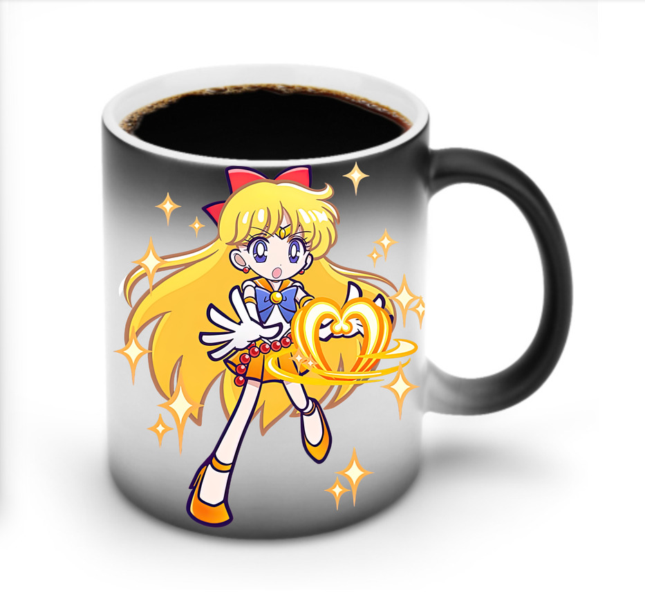（画像用） 美少女戦士セーラームーン 愛野 美奈子 あいの みなこ Sailor Moon Aino Minako 温度変色マグカップ