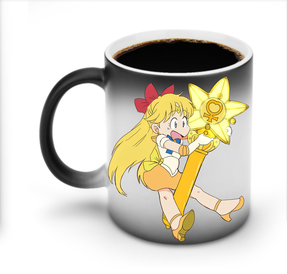 （画像用） 美少女戦士セーラームーン 愛野 美奈子 あいの みなこ Sailor Moon Aino Minako 温度変色マグカップ