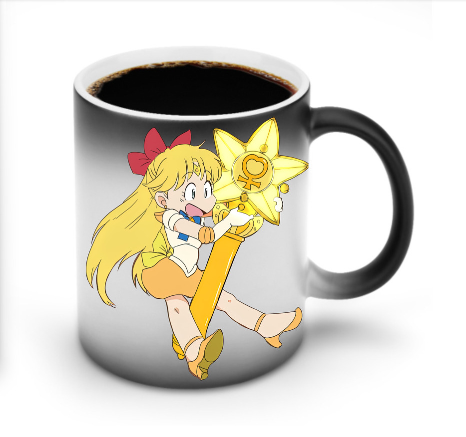 （画像用） 美少女戦士セーラームーン 愛野 美奈子 あいの みなこ Sailor Moon Aino Minako 温度変色マグカップ