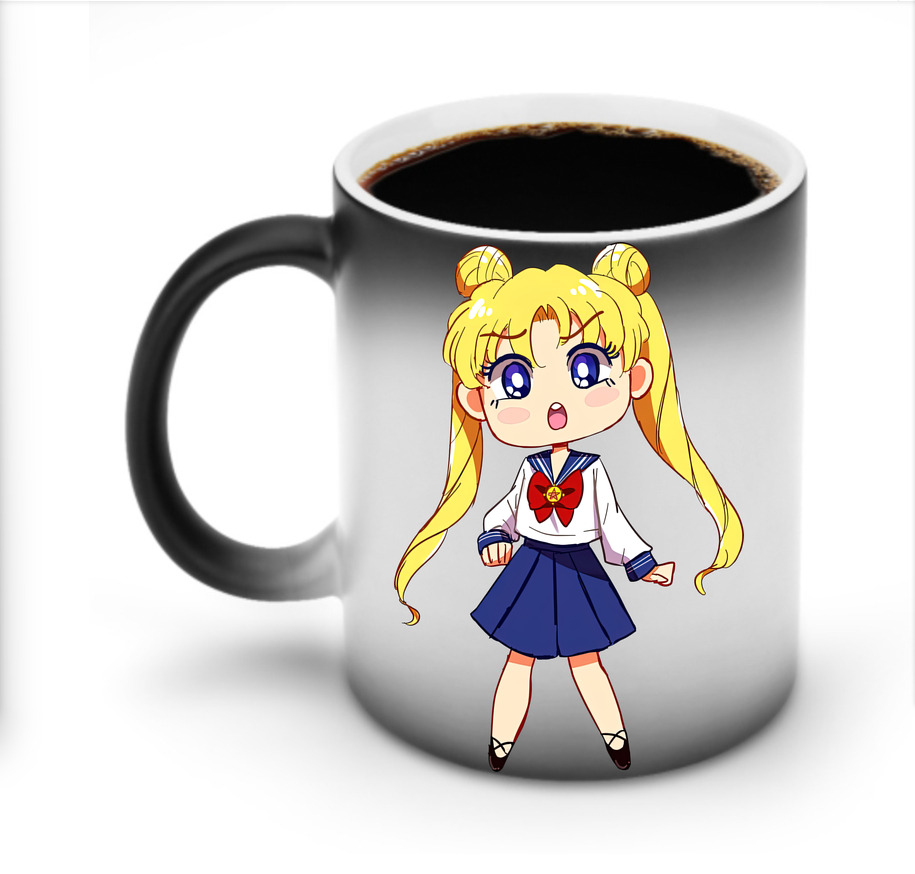 （画像用） 美少女戦士セーラームーン 愛野 美奈子 あいの みなこ Sailor Moon Aino Minako 温度変色マグカップ