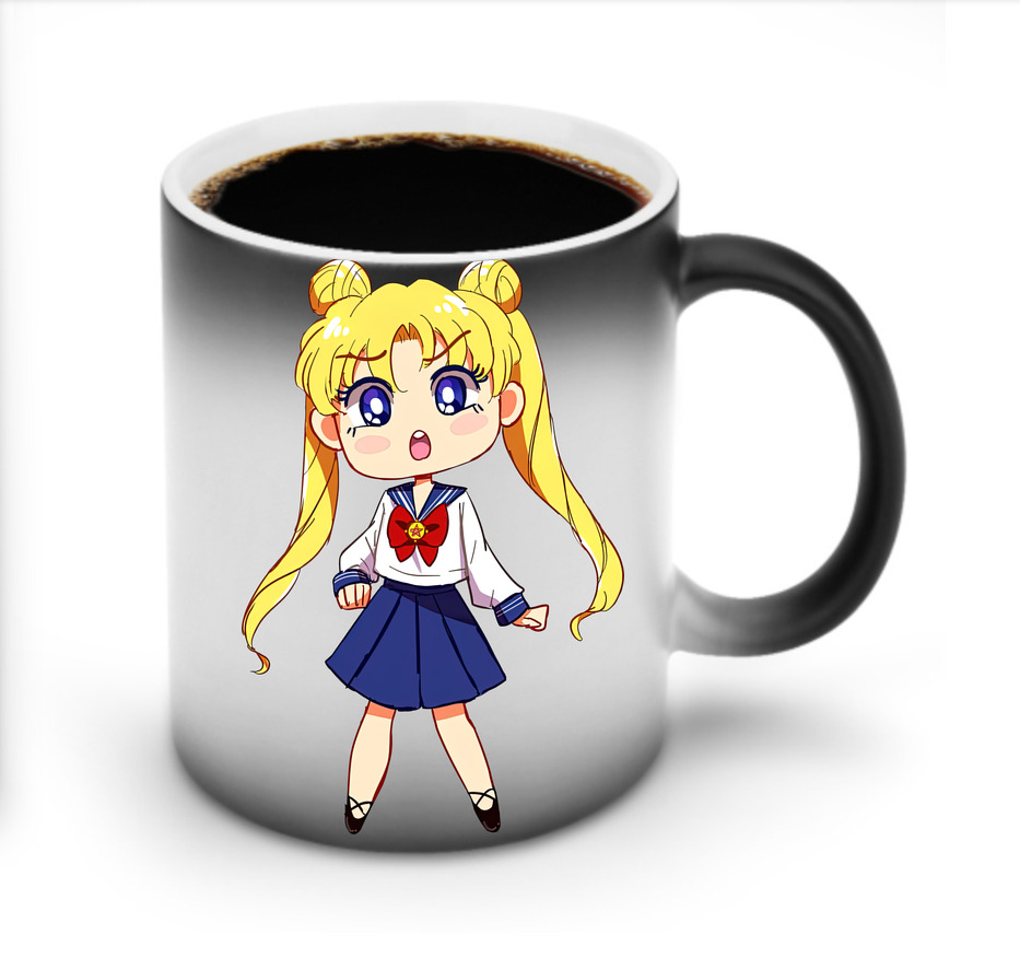 （画像用） 美少女戦士セーラームーン 愛野 美奈子 あいの みなこ Sailor Moon Aino Minako 温度変色マグカップ