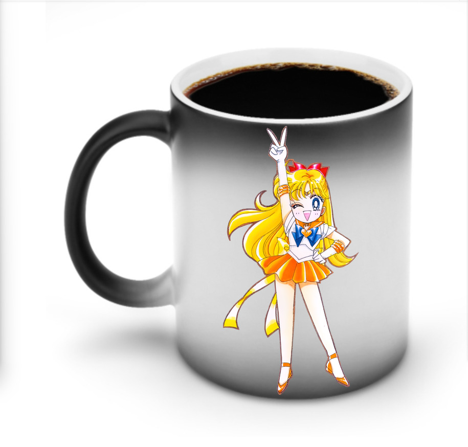 （画像用） 美少女戦士セーラームーン 愛野 美奈子 あいの みなこ Sailor Moon Aino Minako 温度変色マグカップ
