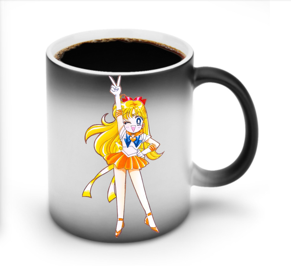 （画像用） 美少女戦士セーラームーン 愛野 美奈子 あいの みなこ Sailor Moon Aino Minako 温度変色マグカップ