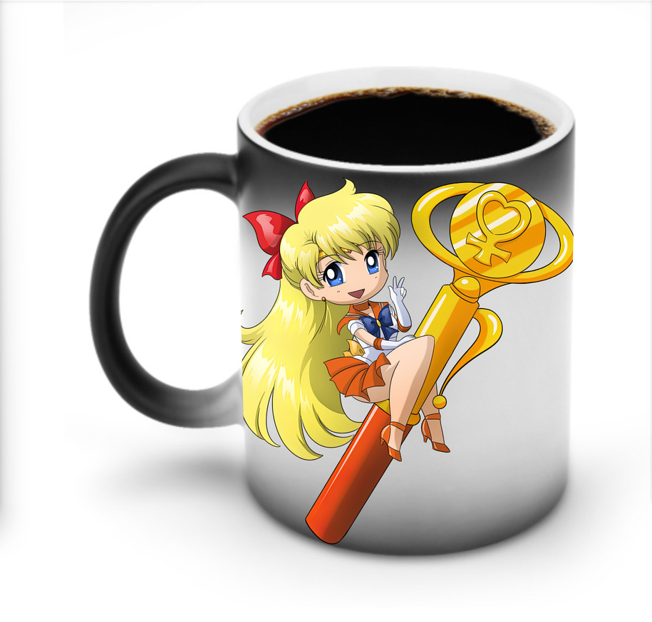 （画像用） 美少女戦士セーラームーン 愛野 美奈子 あいの みなこ Sailor Moon Aino Minako 温度変色マグカップ