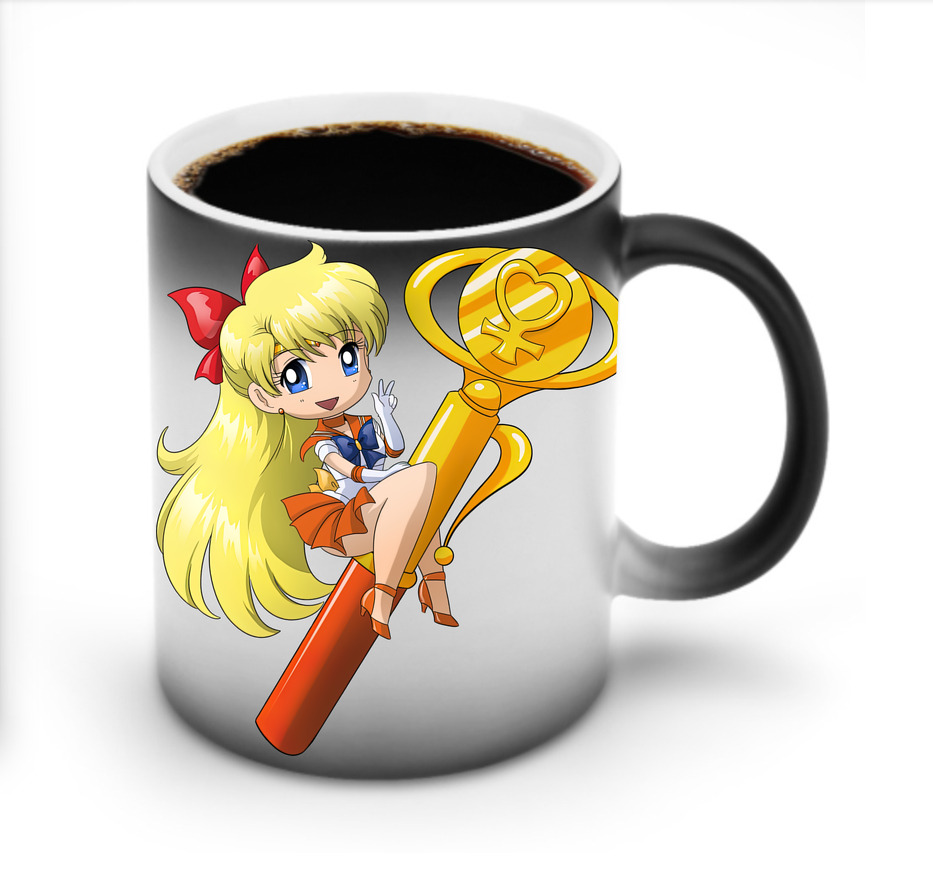 （画像用） 美少女戦士セーラームーン 愛野 美奈子 あいの みなこ Sailor Moon Aino Minako 温度変色マグカップ