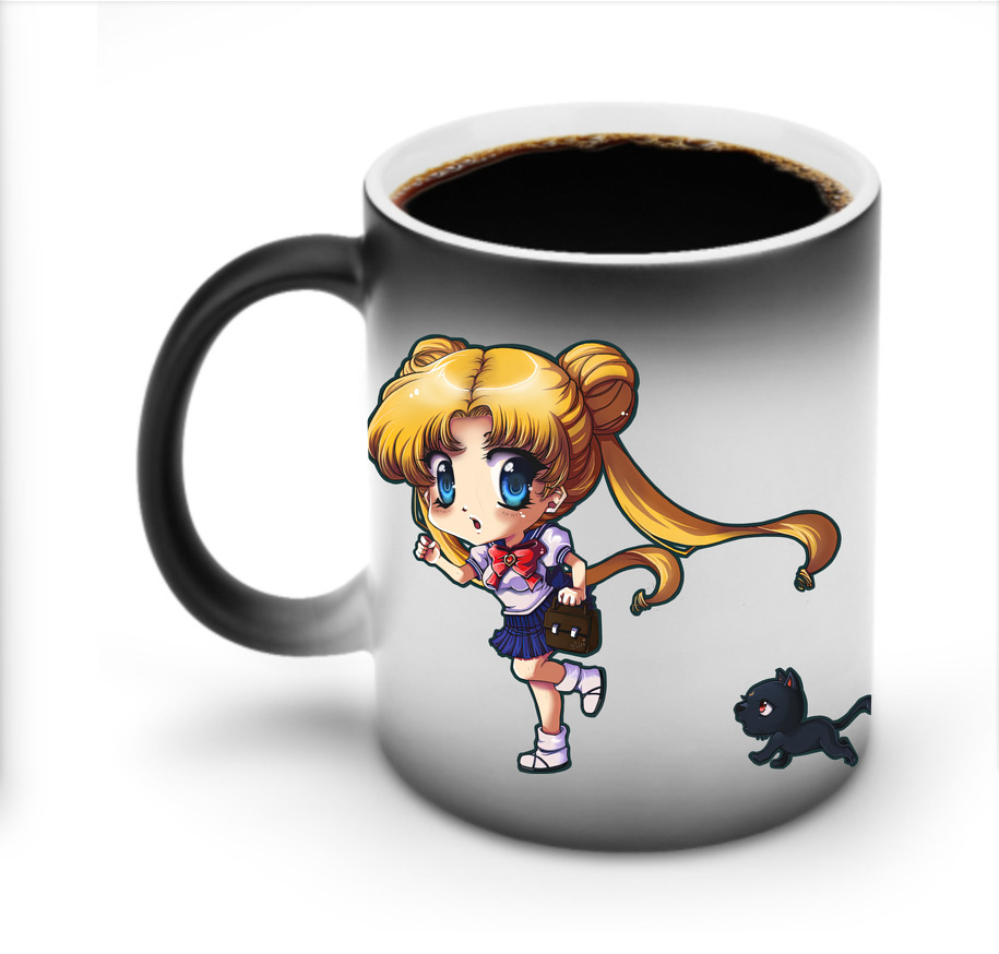 （画像用） 美少女戦士セーラームーン 愛野 美奈子 あいの みなこ Sailor Moon Aino Minako 温度変色マグカップ