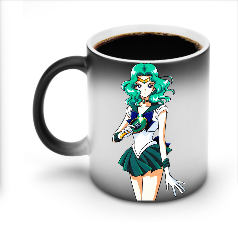 （画像用） 美少女戦士セーラームーン 海王 みちる（かいおう みちる） Sailor Moon Kaiou Michiru 温度変色マグカップ