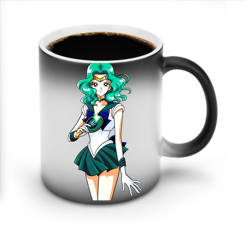 （画像用） 美少女戦士セーラームーン 海王 みちる（かいおう みちる） Sailor Moon Kaiou Michiru 温度変色マグカップ