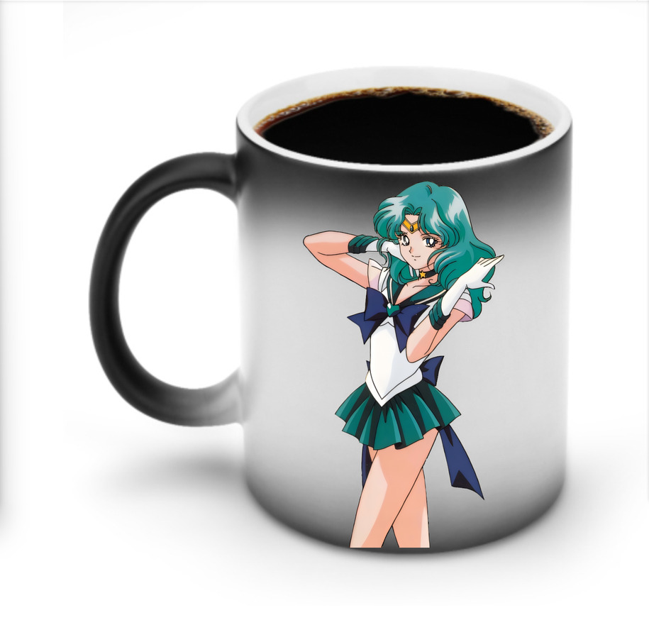 （画像用） 美少女戦士セーラームーン 海王 みちる（かいおう みちる） Sailor Moon Kaiou Michiru 温度変色マグカップ