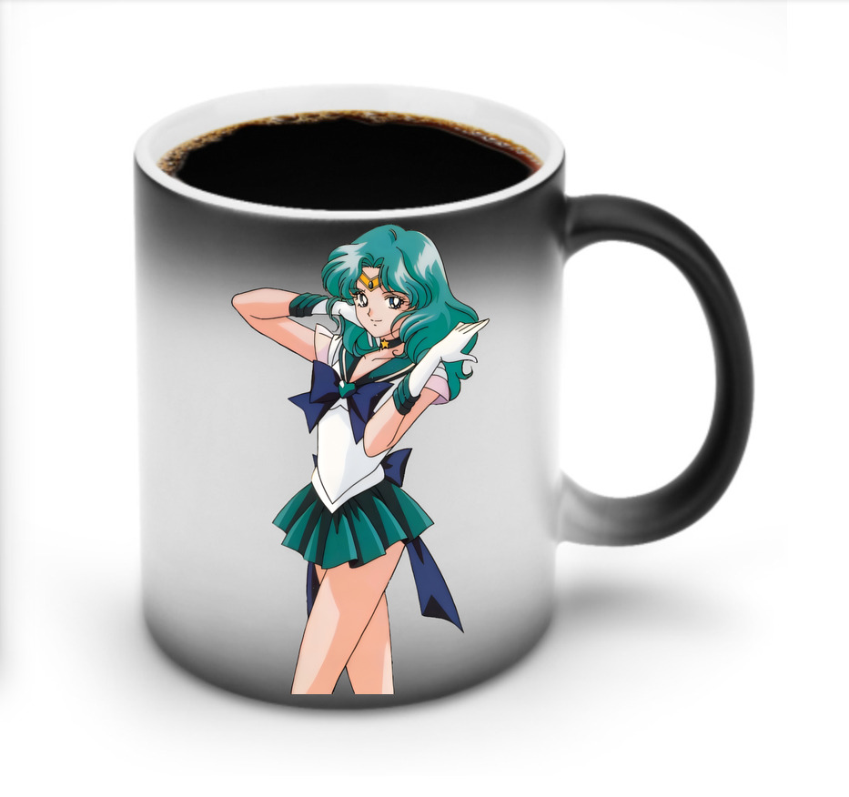 （画像用） 美少女戦士セーラームーン 海王 みちる（かいおう みちる） Sailor Moon Kaiou Michiru 温度変色マグカップ