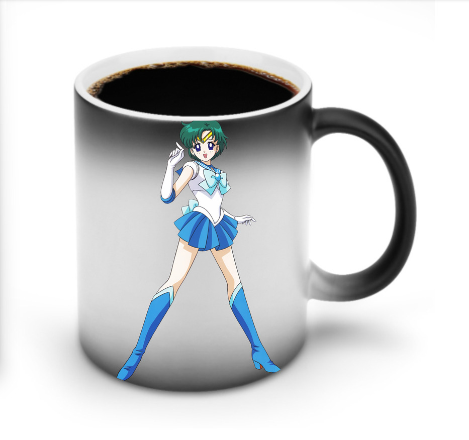 （画像用） 美少女戦士セーラームーン 海王 みちる（かいおう みちる） Sailor Moon Kaiou Michiru 温度変色マグカップ