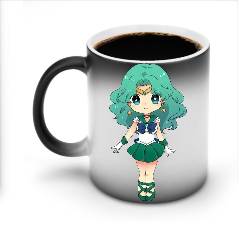 （画像用） 美少女戦士セーラームーン 海王 みちる（かいおう みちる） Sailor Moon Kaiou Michiru 温度変色マグカップ