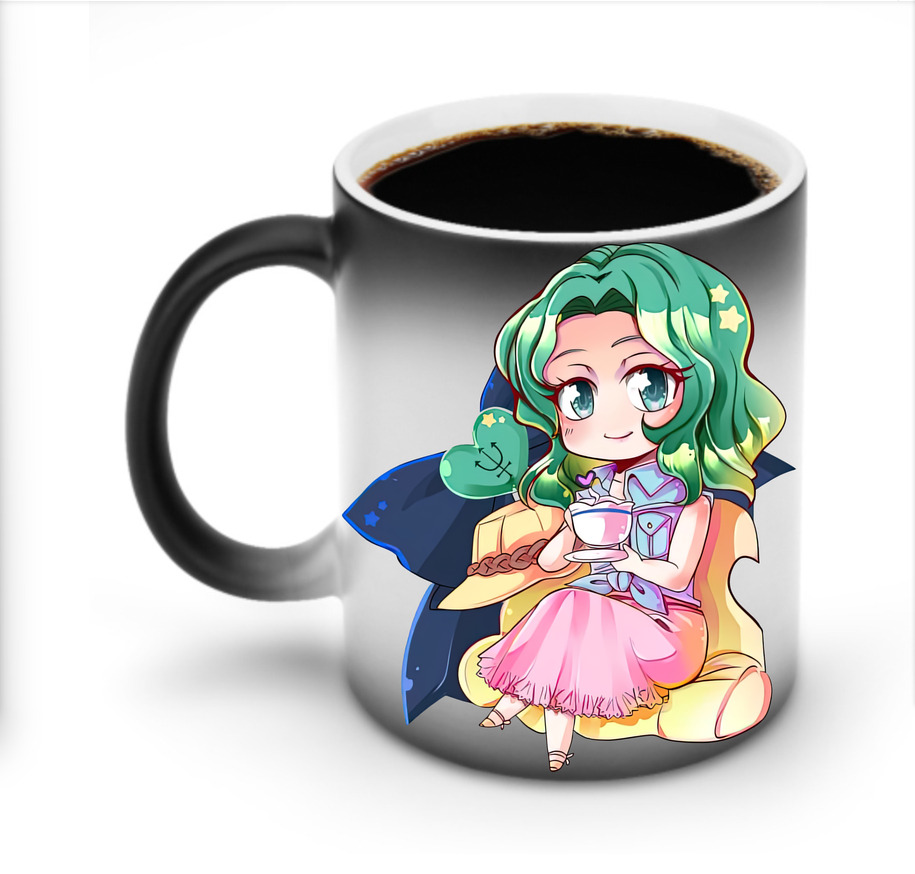 （画像用） 美少女戦士セーラームーン 海王 みちる（かいおう みちる） Sailor Moon Kaiou Michiru 温度変色マグカップ