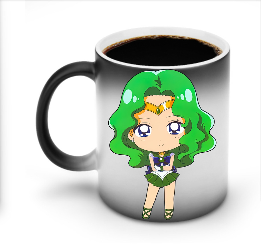 （画像用） 美少女戦士セーラームーン 海王 みちる（かいおう みちる） Sailor Moon Kaiou Michiru 温度変色マグカップ