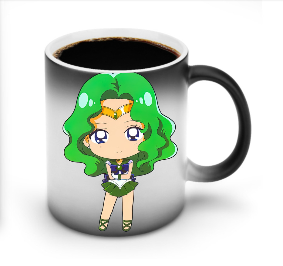 （画像用） 美少女戦士セーラームーン 海王 みちる（かいおう みちる） Sailor Moon Kaiou Michiru 温度変色マグカップ