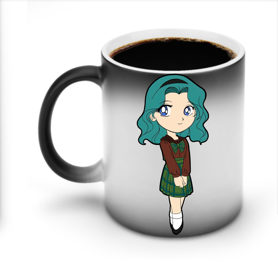 （画像用） 美少女戦士セーラームーン 海王 みちる（かいおう みちる） Sailor Moon Kaiou Michiru 温度変色マグカップ