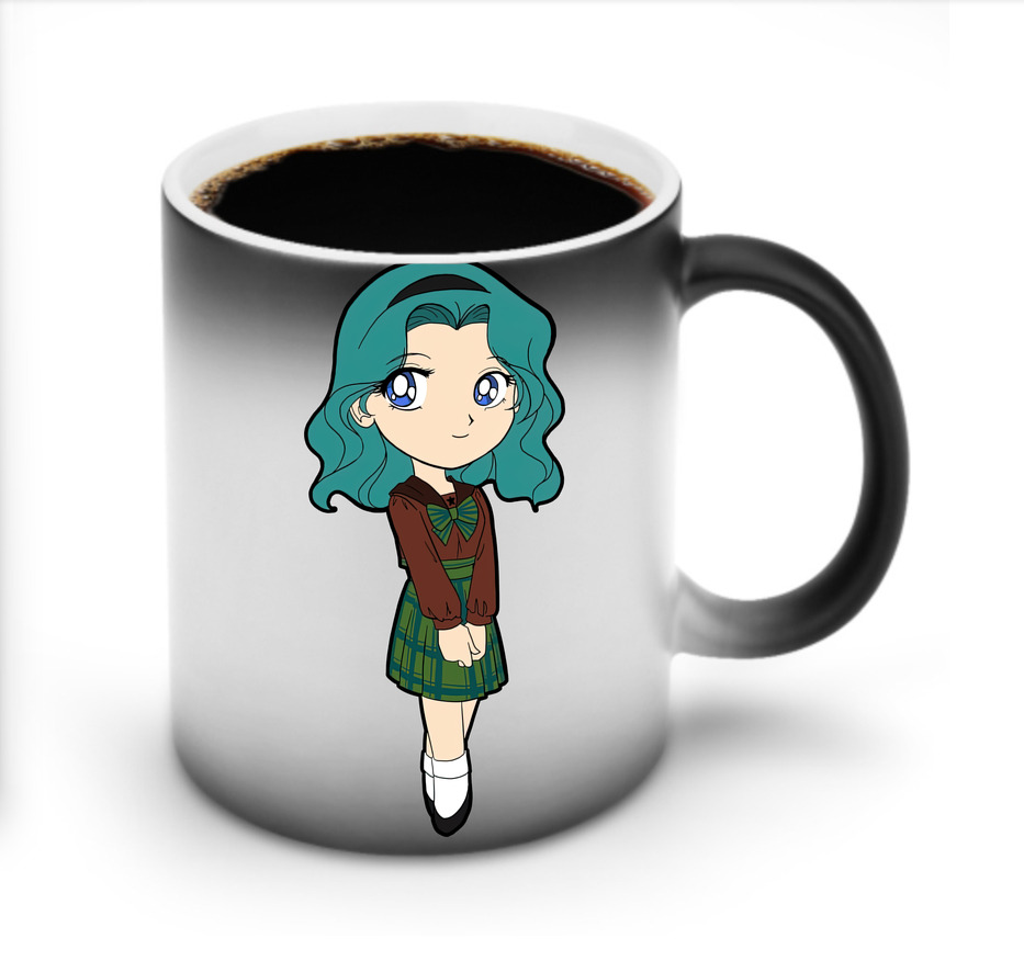 （画像用） 美少女戦士セーラームーン 海王 みちる（かいおう みちる） Sailor Moon Kaiou Michiru 温度変色マグカップ