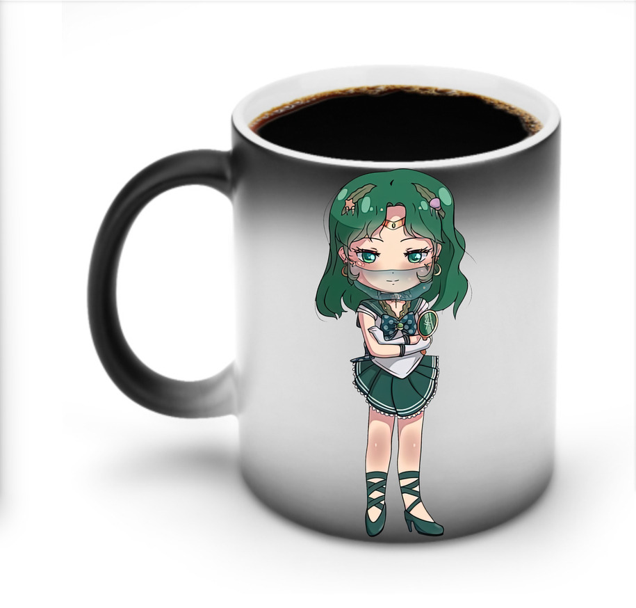 （画像用） 美少女戦士セーラームーン 海王 みちる（かいおう みちる） Sailor Moon Kaiou Michiru 温度変色マグカップ