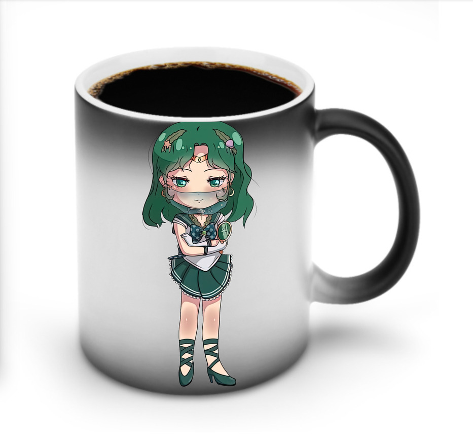 （画像用） 美少女戦士セーラームーン 海王 みちる（かいおう みちる） Sailor Moon Kaiou Michiru 温度変色マグカップ