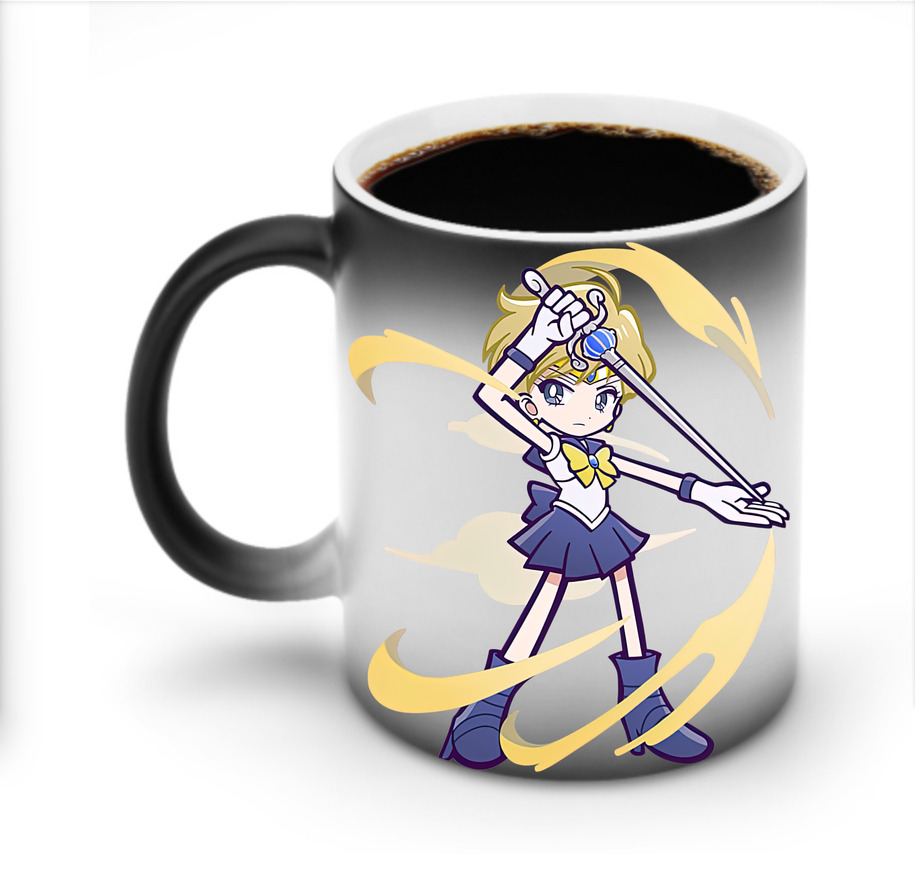 （画像用） 美少女戦士セーラームーン 天王はるか Sailor Moon Tenoh Haruka 温度変色マグカップ
