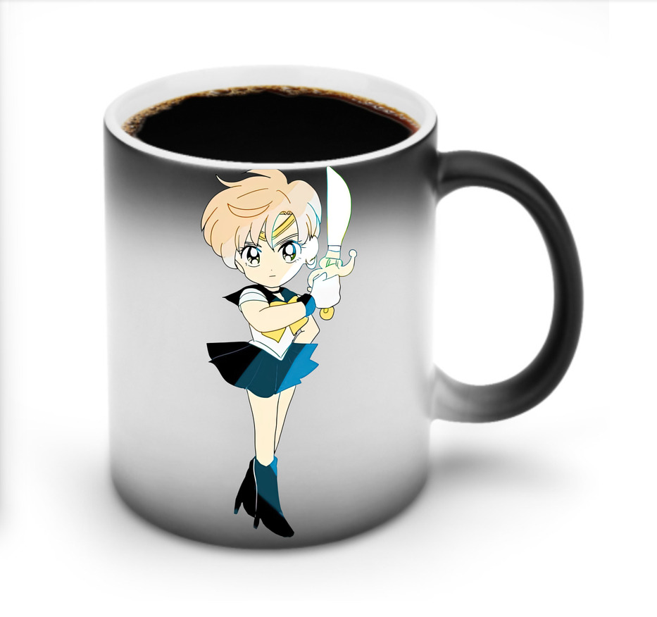（画像用） 美少女戦士セーラームーン 天王はるか Sailor Moon Tenoh Haruka 温度変色マグカップ