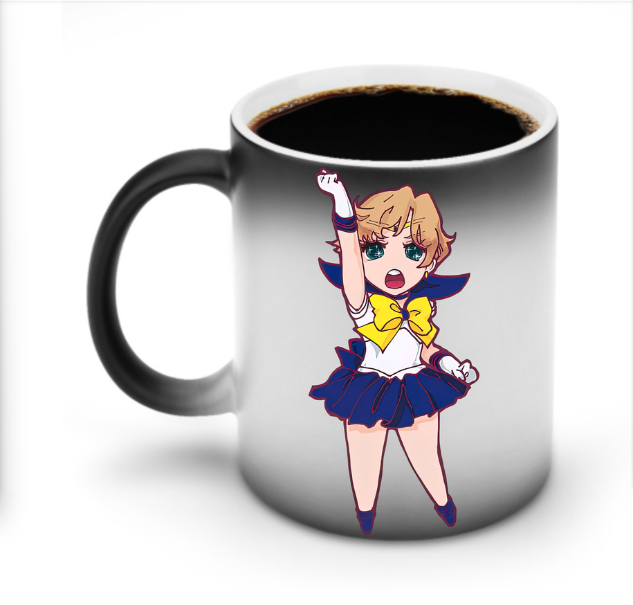 （画像用） 美少女戦士セーラームーン 天王はるか Sailor Moon Tenoh Haruka 温度変色マグカップ