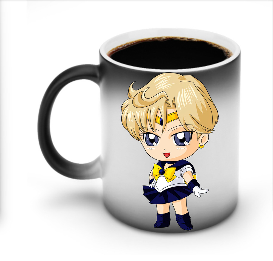 （画像用） 美少女戦士セーラームーン 天王はるか Sailor Moon Tenoh Haruka 温度変色マグカップ