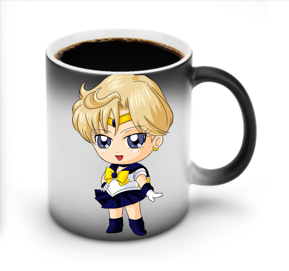 （画像用） 美少女戦士セーラームーン 天王はるか Sailor Moon Tenoh Haruka 温度変色マグカップ