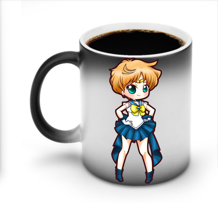 （画像用） 美少女戦士セーラームーン 天王はるか Sailor Moon Tenoh Haruka 温度変色マグカップ