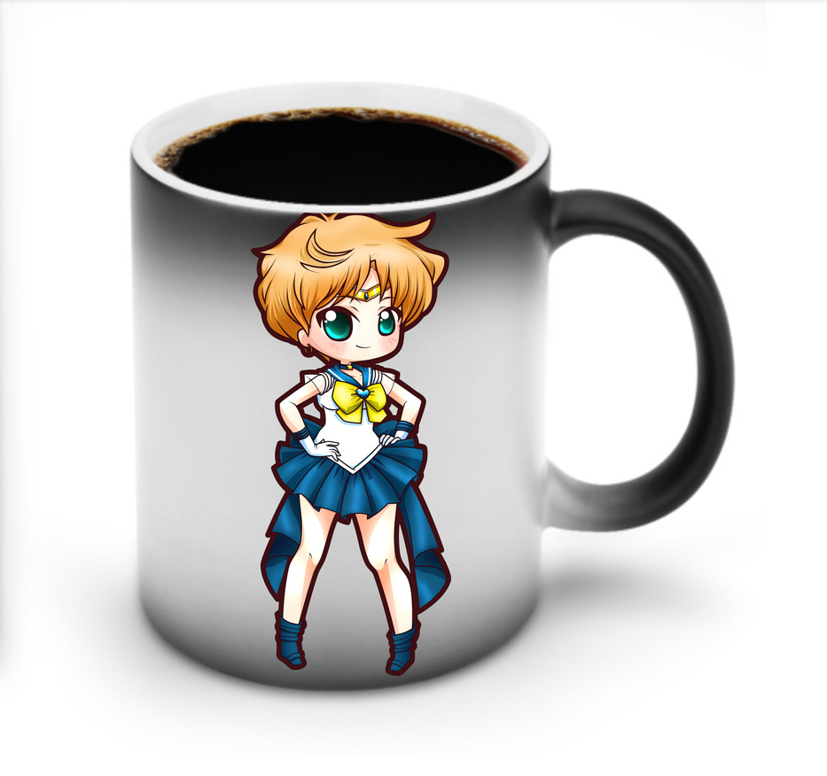 （画像用） 美少女戦士セーラームーン 天王はるか Sailor Moon Tenoh Haruka 温度変色マグカップ