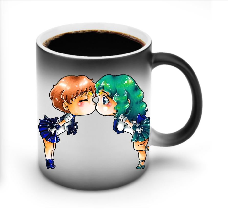 （画像用） 美少女戦士セーラームーン 天王はるか Sailor Moon Tenoh Haruka 温度変色マグカップ