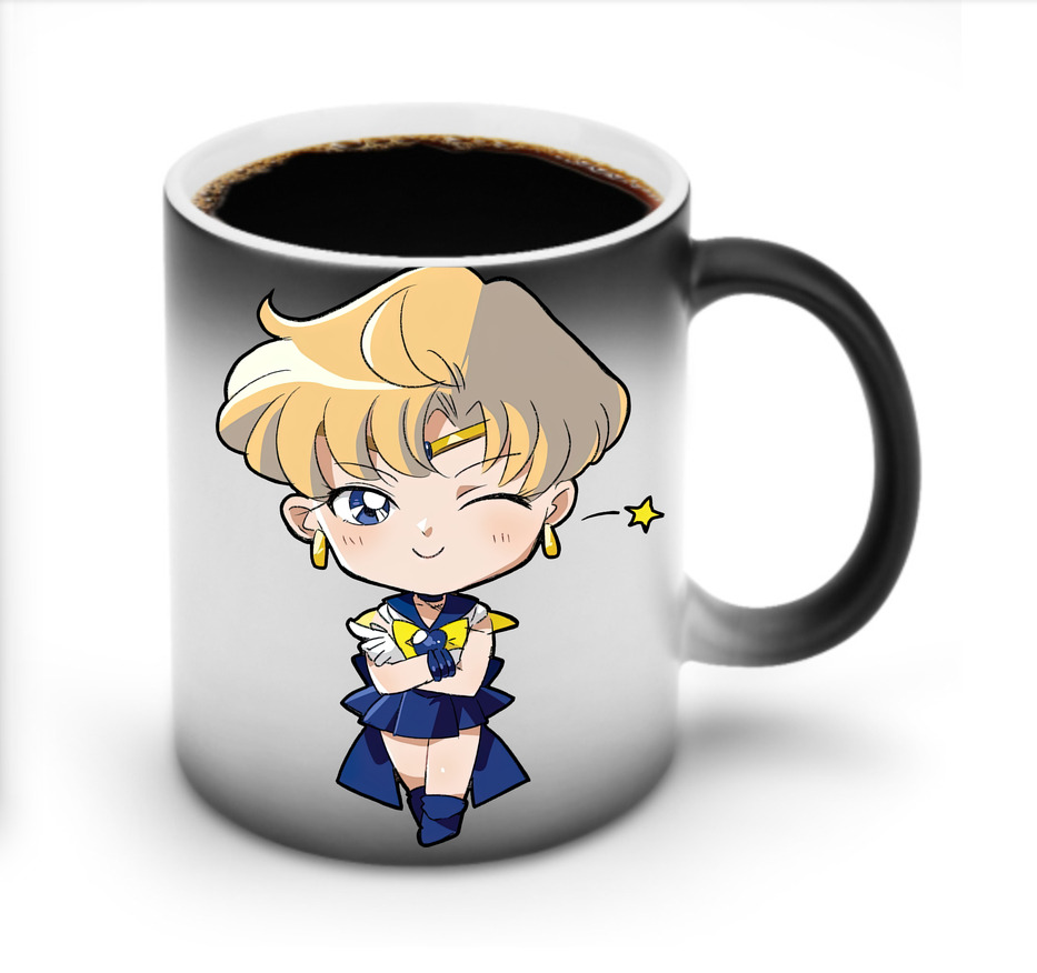 （画像用） 美少女戦士セーラームーン 天王はるか Sailor Moon Tenoh Haruka 温度変色マグカップ