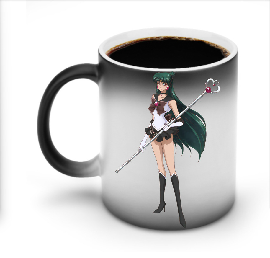 （画像用） 美少女戦士セーラームーン 冥王せつな Sailor Moon Meiou Setsuna 温度変色マグカップ