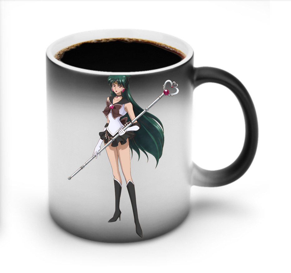 （画像用） 美少女戦士セーラームーン 冥王せつな Sailor Moon Meiou Setsuna 温度変色マグカップ