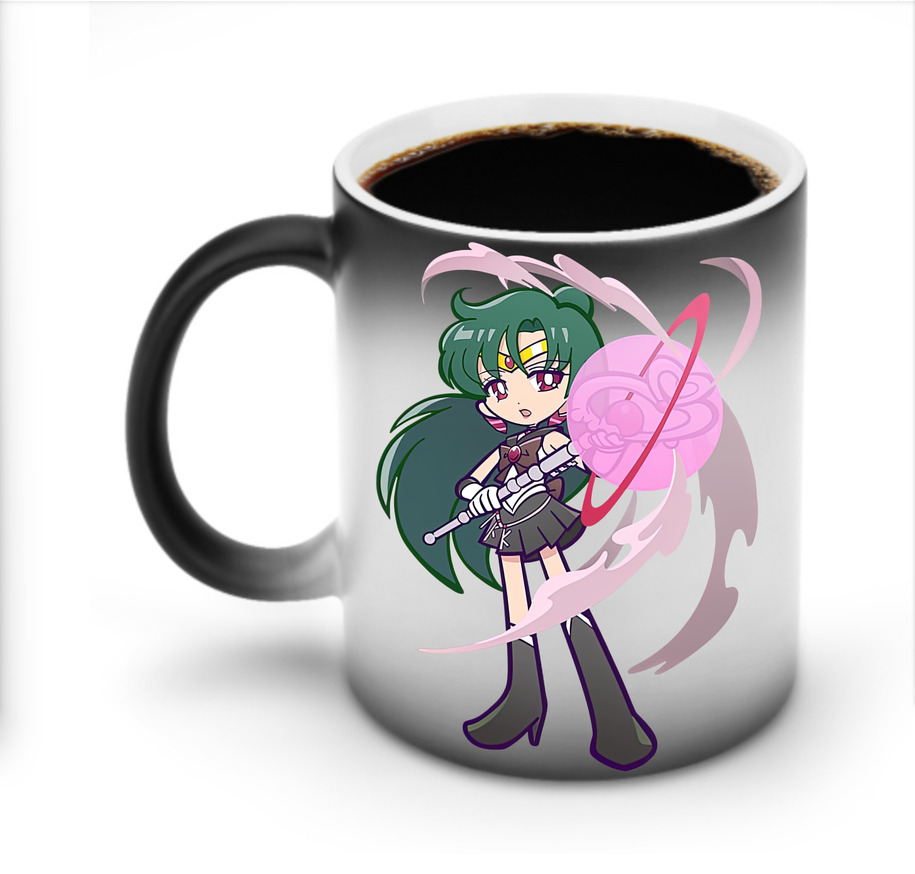 （画像用） 美少女戦士セーラームーン 冥王せつな Sailor Moon Meiou Setsuna 温度変色マグカップ