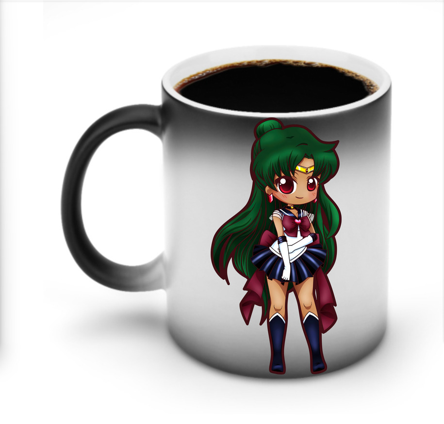 （画像用） 美少女戦士セーラームーン 冥王せつな Sailor Moon Meiou Setsuna 温度変色マグカップ