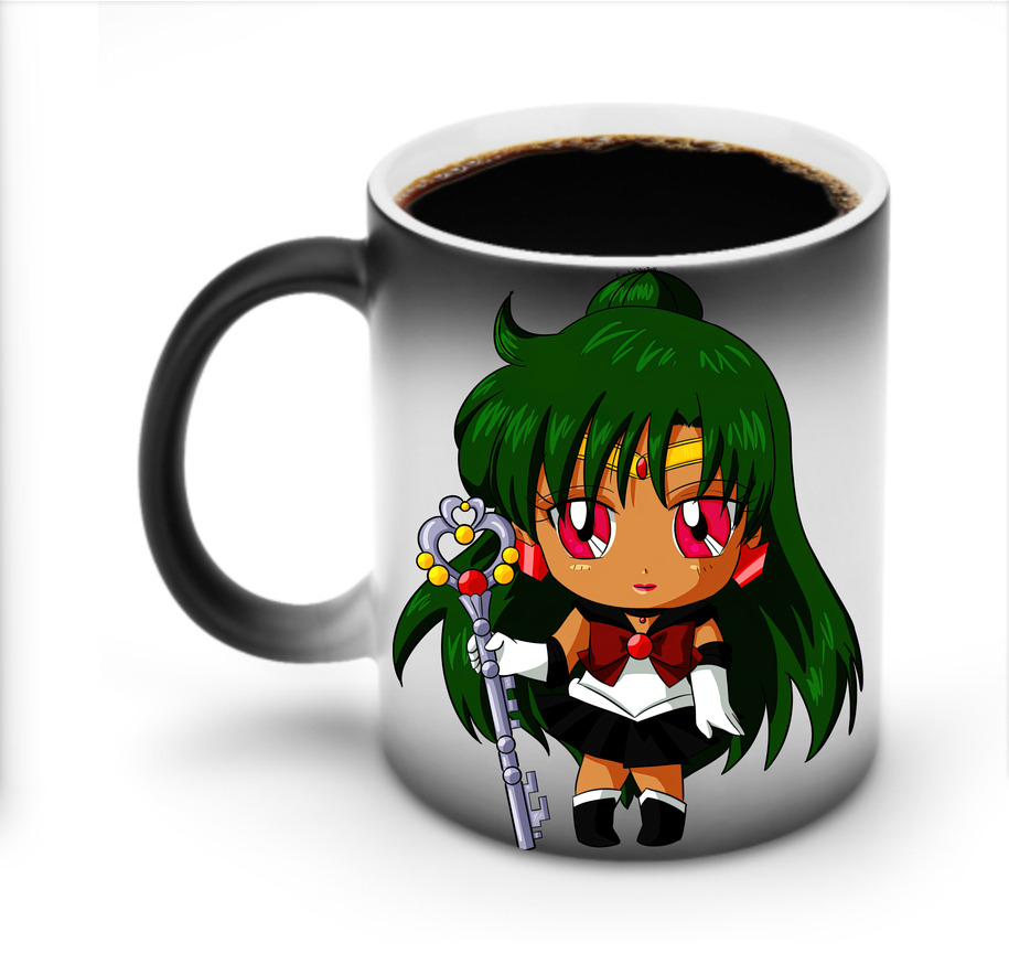（画像用） 美少女戦士セーラームーン 冥王せつな Sailor Moon Meiou Setsuna 温度変色マグカップ