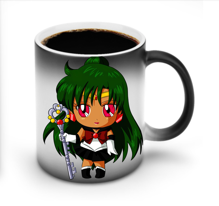 （画像用） 美少女戦士セーラームーン 冥王せつな Sailor Moon Meiou Setsuna 温度変色マグカップ