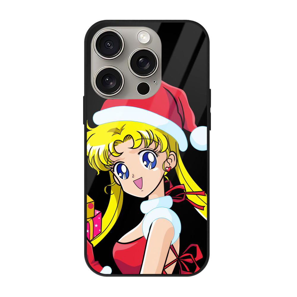 （画像用） 美少女戦士セーラームーン 月野 うさぎ つきの うさぎ Sailor Moon Tsukino Usagi 【iPhone15Pro対応】スマホケース 耐衝撃＆黄変防止 背面ガラス