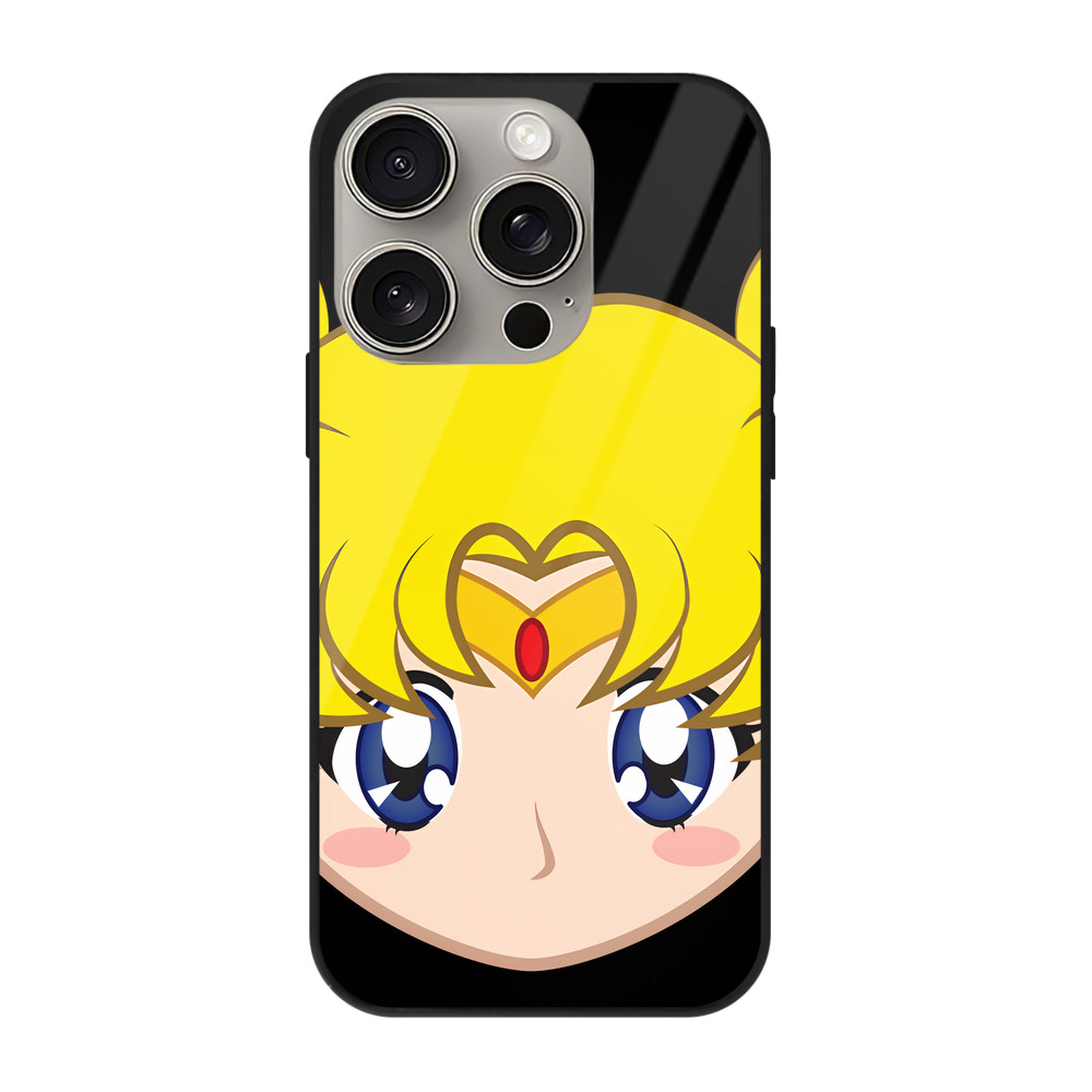 （画像用） 美少女戦士セーラームーン 月野 うさぎ つきの うさぎ Sailor Moon Tsukino Usagi 【iPhone15Pro対応】スマホケース 耐衝撃＆黄変防止 背面ガラス