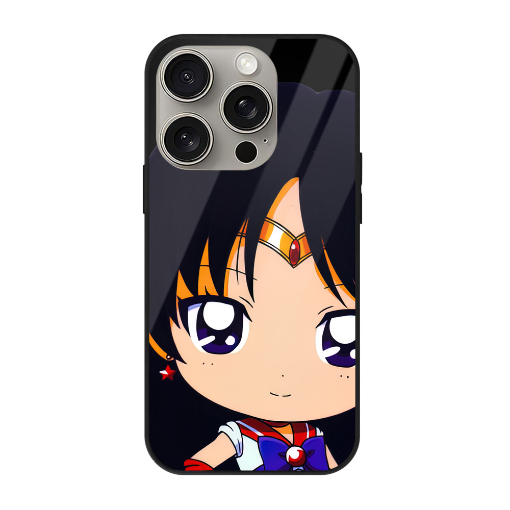 （画像用） 美少女戦士セーラームーン 火野レイ ひの レイ Sailor Moon Hino Rei （セーラーマーズ,Sailor Mars） 【iPhone15Pro対応】スマホケース 耐衝撃＆黄変防止 背面ガラス