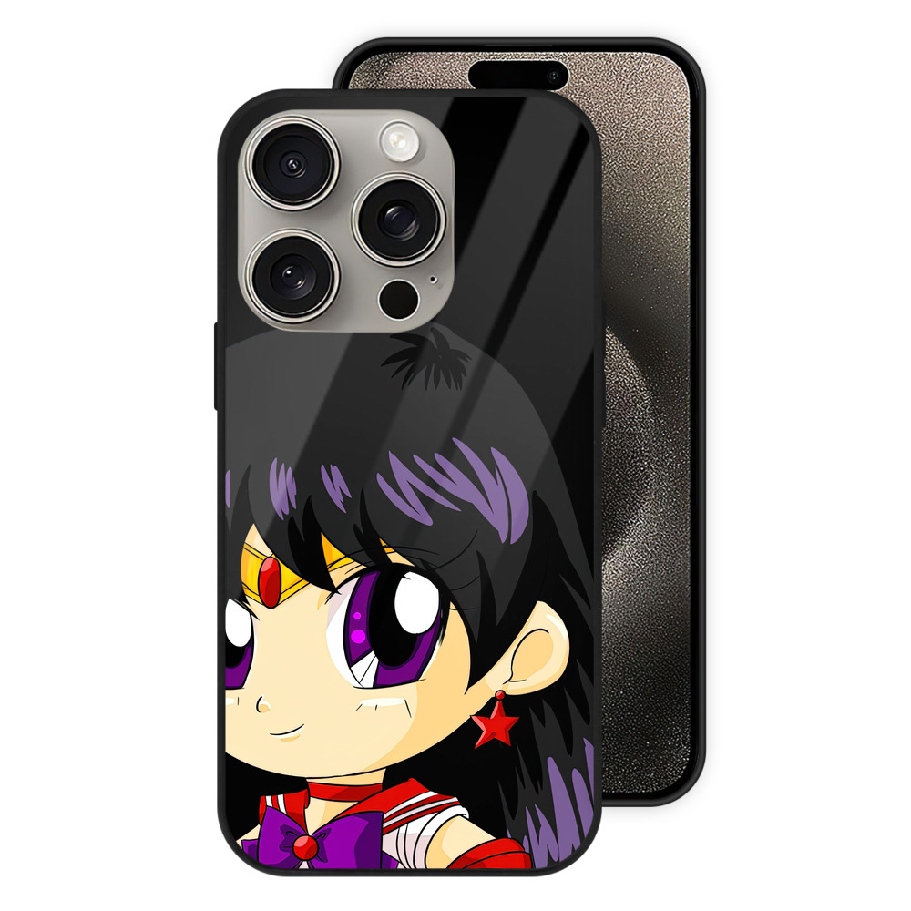 （画像用） 美少女戦士セーラームーン 火野レイ ひの レイ Sailor Moon Hino Rei （セーラーマーズ,Sailor Mars） 【iPhone15Pro対応】スマホケース 耐衝撃＆黄変防止 背面ガラス