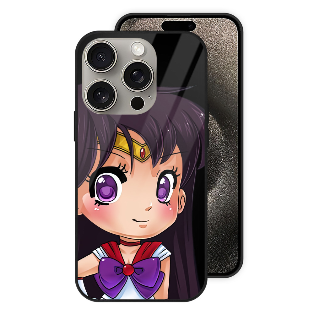 （画像用） 美少女戦士セーラームーン 火野レイ ひの レイ Sailor Moon Hino Rei （セーラーマーズ,Sailor Mars） 【iPhone15Pro対応】スマホケース 耐衝撃＆黄変防止 背面ガラス