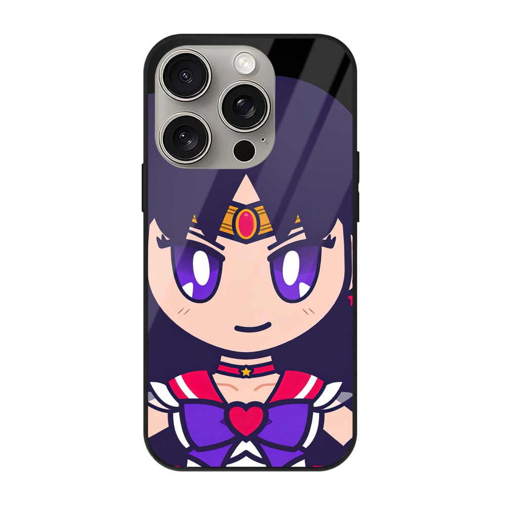 （画像用） 美少女戦士セーラームーン 火野レイ ひの レイ Sailor Moon Hino Rei （セーラーマーズ,Sailor Mars） 【iPhone15Pro対応】スマホケース 耐衝撃＆黄変防止 背面ガラス