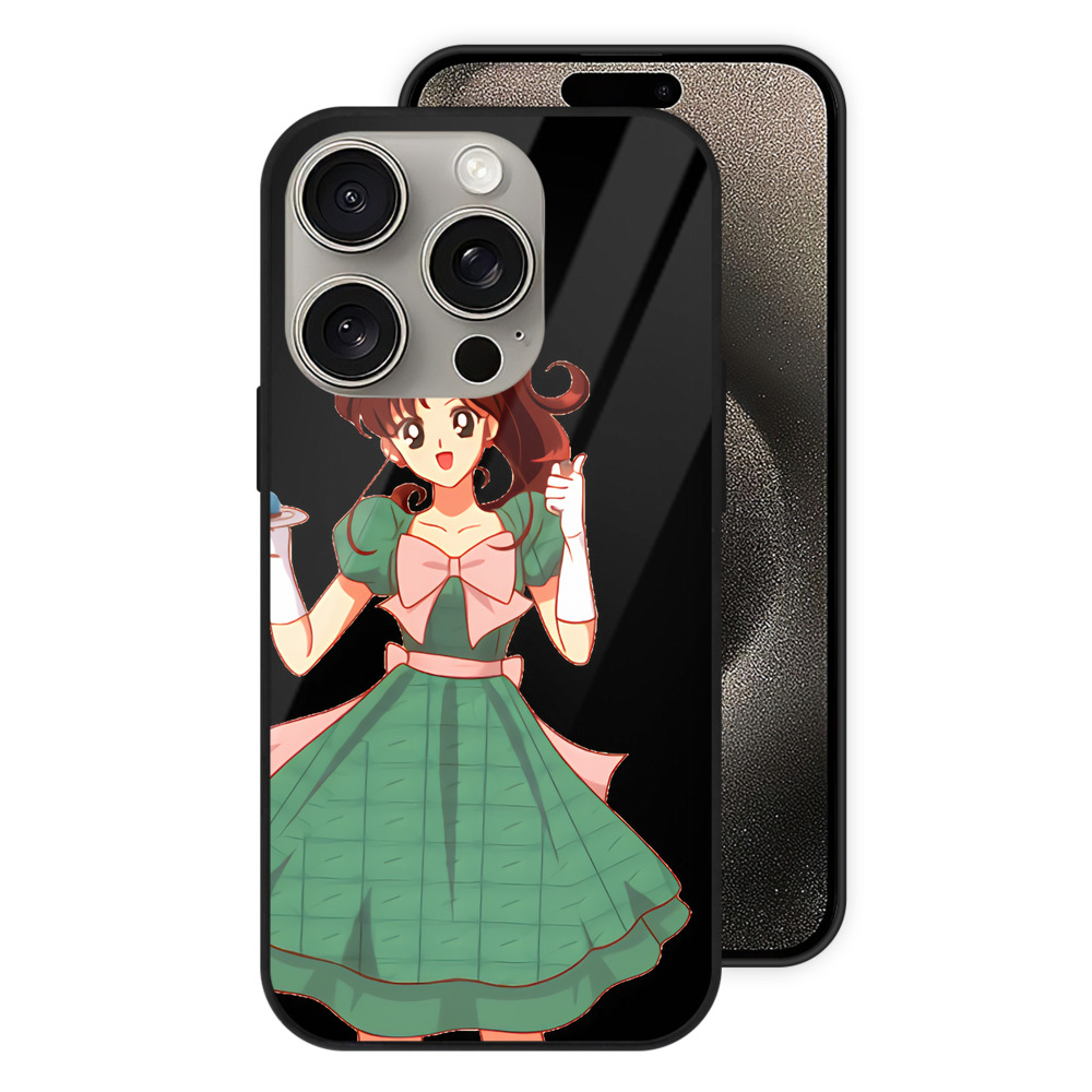 （画像用） 美少女戦士セーラームーン 木野 まこと きの まこと Sailor Moon Kino Makoto （セーラージュピター；Sailor Jupiter） 【iPhone15Pro対応】スマホケース 耐衝撃＆黄変防止 背面ガラス