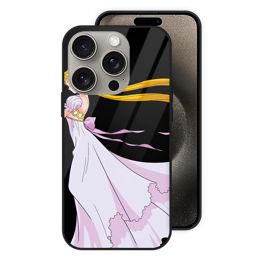 （画像用） 美少女戦士セーラームーン 愛野 美奈子 あいの みなこ Sailor Moon Aino Minako 【iPhone15Pro対応】スマホケース 耐衝撃＆黄変防止 背面ガラス