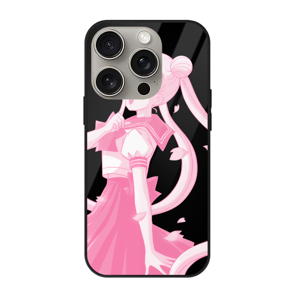 （画像用） 美少女戦士セーラームーン 愛野 美奈子 あいの みなこ Sailor Moon Aino Minako 【iPhone15Pro対応】スマホケース 耐衝撃＆黄変防止 背面ガラス