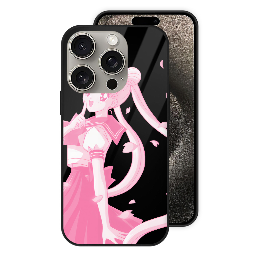 （画像用） 美少女戦士セーラームーン 愛野 美奈子 あいの みなこ Sailor Moon Aino Minako 【iPhone15Pro対応】スマホケース 耐衝撃＆黄変防止 背面ガラス