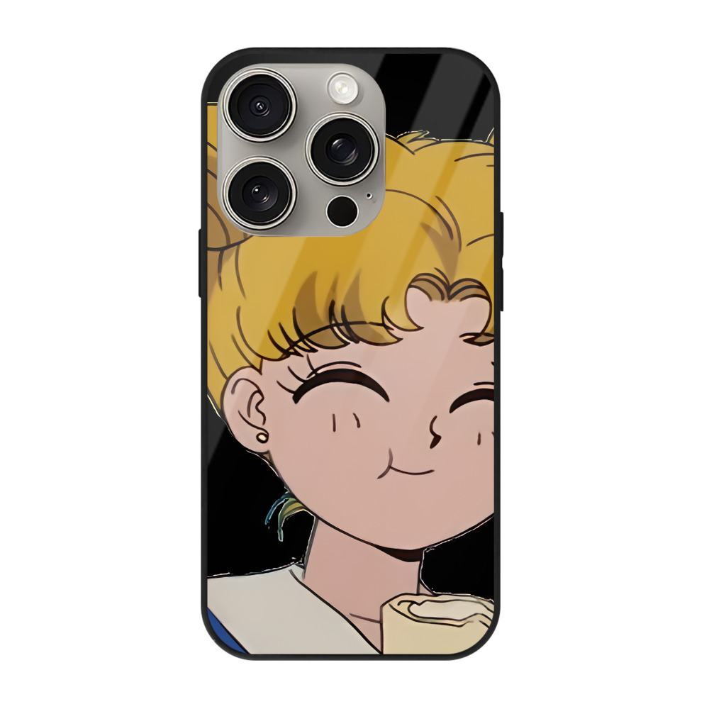 （画像用） 美少女戦士セーラームーン 愛野 美奈子 あいの みなこ Sailor Moon Aino Minako 【iPhone15Pro対応】スマホケース 耐衝撃＆黄変防止 背面ガラス