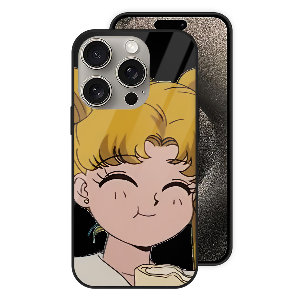 （画像用） 美少女戦士セーラームーン 愛野 美奈子 あいの みなこ Sailor Moon Aino Minako 【iPhone15Pro対応】スマホケース 耐衝撃＆黄変防止 背面ガラス
